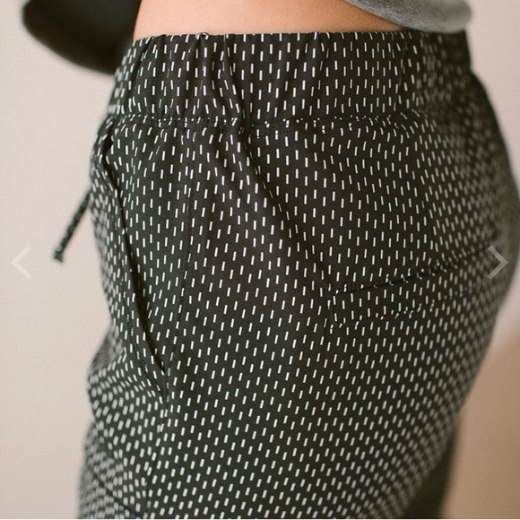 Albion | Jet Setter Joggers Black Dash Print Medium Tall - Picture 11 of 11